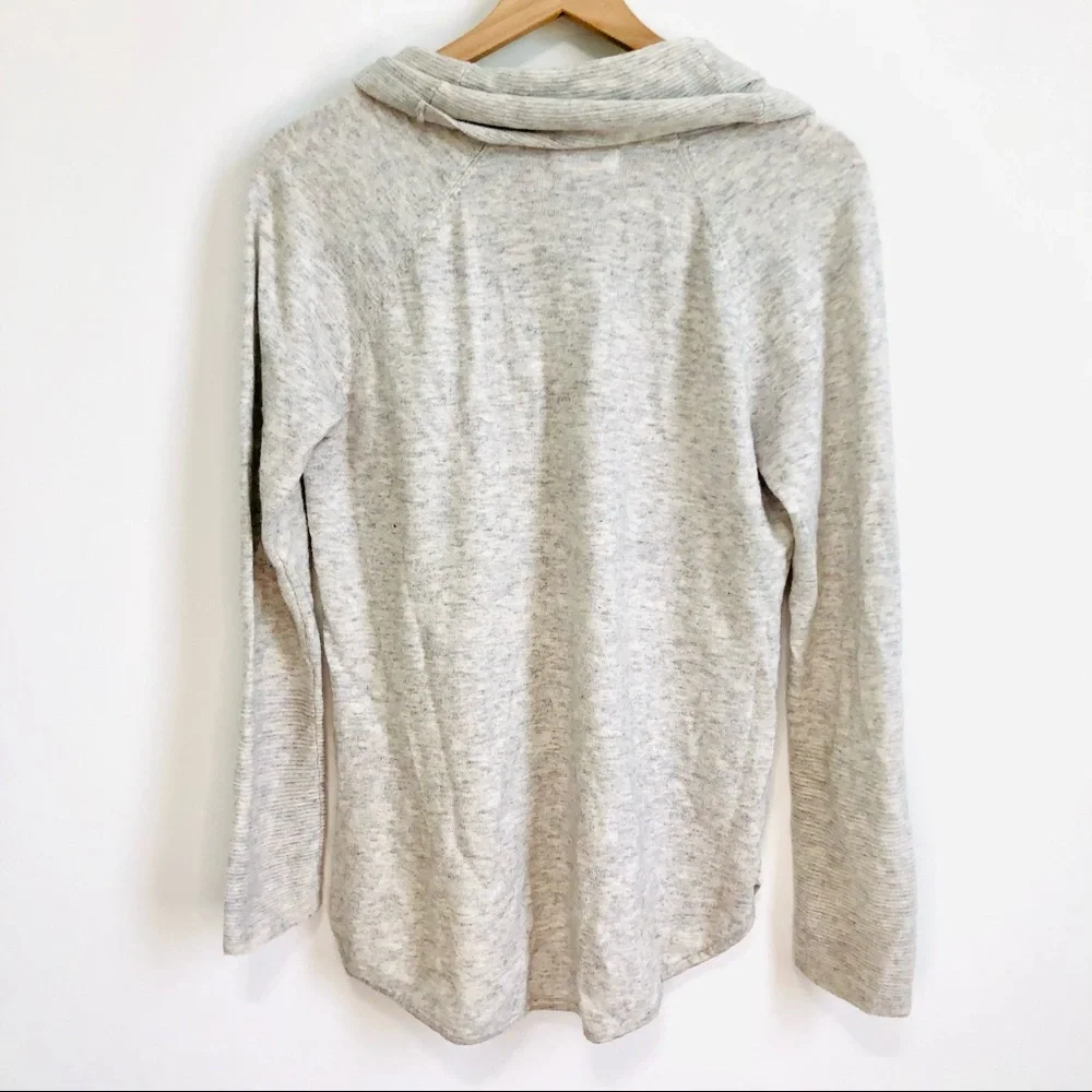 Calvin Klein | Cow Neck Ribbed Front Sweater - Picture 2 of 5
